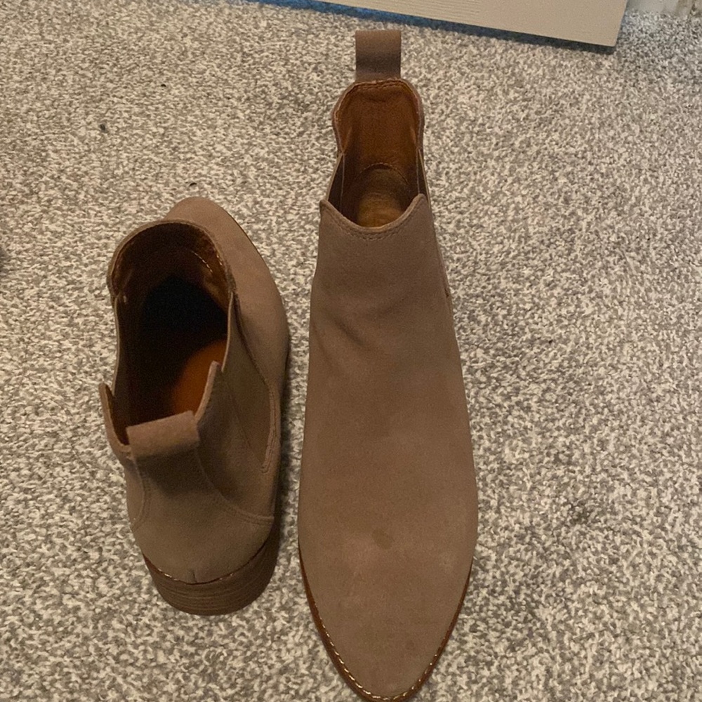 Lucky Brand suede booties